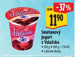 Albert Smetanový jogurt z Valašska nabídka