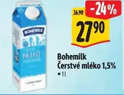 Albert BOHEMILK Čerstvé mléko 1,5% nabídka