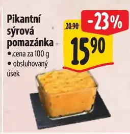 Albert Pikantní sýrová pomazánka nabídka
