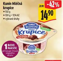 Albert Kunín Mléčná krupice nabídka