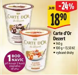 Albert Carte d'Or Dezert nabídka