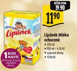 Albert Lipánek Mléko ochucené nabídka