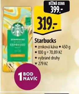 Albert Starbucks nabídka