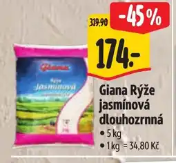 Albert Giana Rýže jasmínová dlouhozrnná nabídka