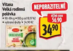 Albert Vitana Velká rodinná polévka nabídka