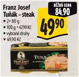 Albert Franz Josef Tuňák - steak nabídka