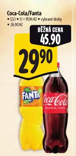 Albert Coca-Cola/Fanta nabídka
