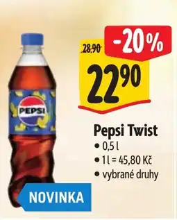 Albert Pepsi Twist nabídka