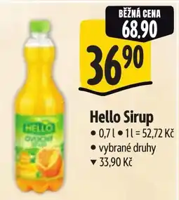 Albert Hello Sirup nabídka
