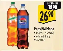 Albert Pepsi/Mirinda nabídka