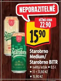 Albert Starobrno Medium/ Starobrno BITR nabídka