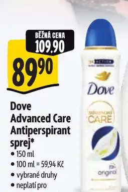 Albert Dove Advanced Care Antiperspirant sprej nabídka