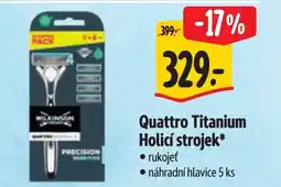 Albert Quattro Titanium Holicí strojek nabídka