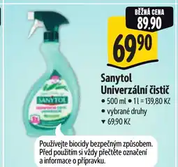 Albert SANYTOL Univerzální čistič nabídka