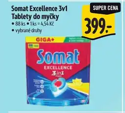 Albert Somat Excellence 3v1 Tablety do myčky nabídka
