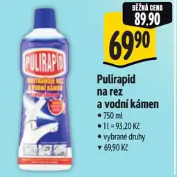 Albert Pulirapid na rez a vodní kámen nabídka