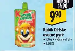 Albert Kubík Dětské ovocné pyré nabídka