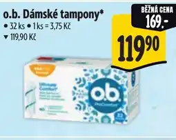 Albert O.B. Dámské tampony nabídka