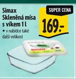 Albert Simax Skleněná mísa s víkem nabídka