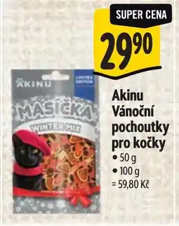 Albert Akinu Vánoční pochoutky pro kočky nabídka
