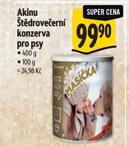 Albert Akinu Štědrovečerní konzerva pro psy nabídka