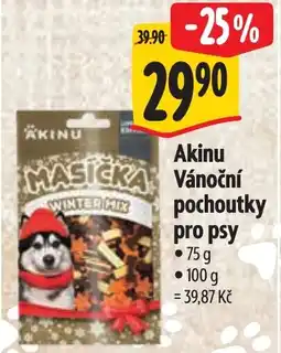 Albert Akinu Vánoční pochoutky pro psy nabídka