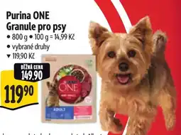 Albert Purina ONE Granule pro psy nabídka