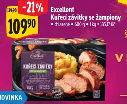 Albert Excellent Kuřecí závitky se žampiony nabídka