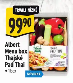 Albert Albert Menu box Thajské Pad Thai nabídka