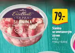 Albert Slanina se smetanovým sýrem nabídka