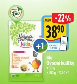 Albert Nature's Promise Kids Bio Ovocné kuličky nabídka