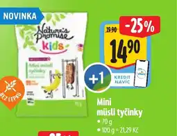 Albert Nature's Promise Kids Mini müsli tyčinky nabídka