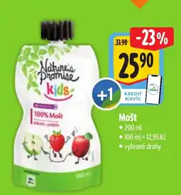 Albert Nature's Promise Kids Mošt nabídka