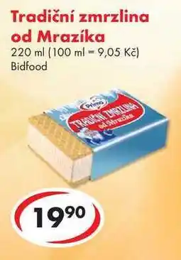 CBA Tradiční zmrzlina od Mrazíka, 220 ml nabídka