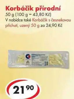 CBA Korbáčik přírodní, 50 g nabídka