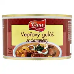 CBA Viva Carne Vepřový guláš se žampióny 400g nabídka