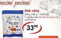 CBA Mák mletý, 200 g nabídka