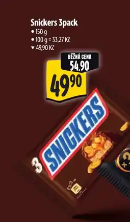 Albert Snickers 3pack nabídka
