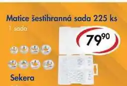 CBA Matice šestihranná sada, 225 ks nabídka