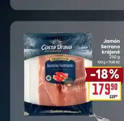 Billa Jamón Serrano krájené 250 g nabídka