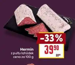 Billa Hermín z pultu lahůdek cena za 100 g nabídka