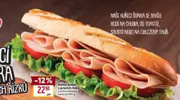 Billa Kuřecí šunka z prsních řízků z pultu lahůdek cena za 100 g nabídka