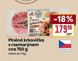 Billa Plněná krkovička s rozmarýnem cca 750 g nabídka