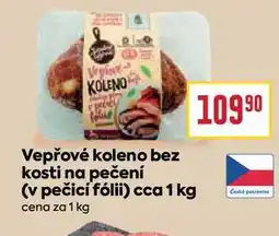 Billa Vepřové koleno bez kosti na pečení (v pečici fólii) cca 1 kg nabídka