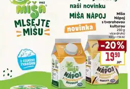 Billa Miša Nápoj s tvarohovou kulturou 250 g nabídka