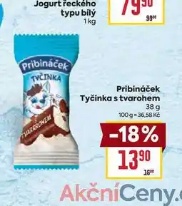 Billa Pribináček Tyčinka s tvarohem 38 g nabídka