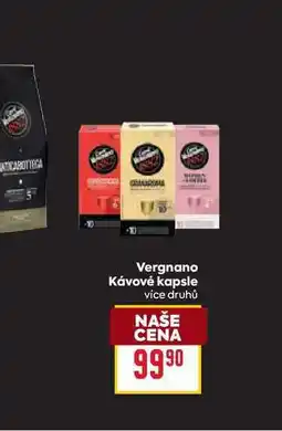 Billa Vergnano Κάνονé kapsle více druhů nabídka