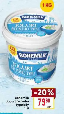 Billa Bohemilk Jogurt řeckého typu bílý 1kg nabídka