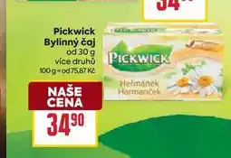 Billa Pickwick Bylinný čaj od 30 g nabídka
