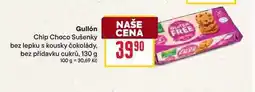 Billa Gullón Chip Choco Sušenky bez lepku s kousky čokolády, bez přídavku cukrů, 130 g nabídka